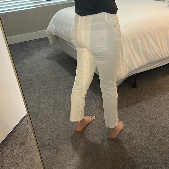 NWOT Levi's Denizen Women's Classic Modern Straight Crop Jeans in White Size 26 - Picture 6 of 12